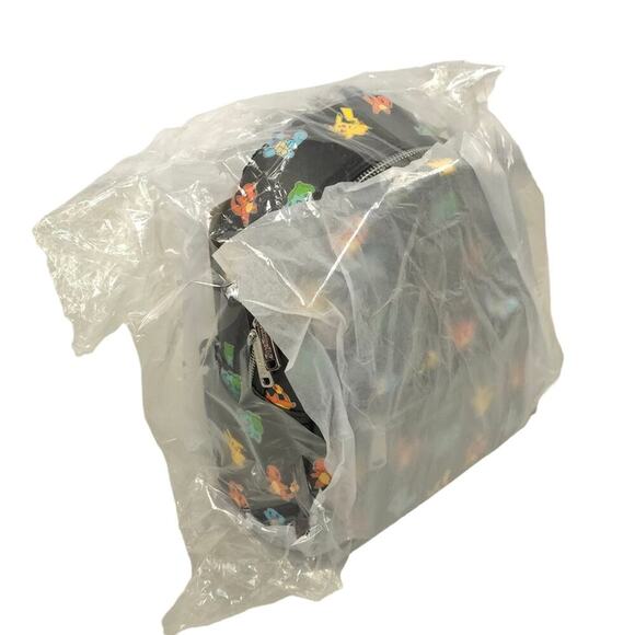 Loungefly Pokémon Starters Mini Backpack Black Character Print - Picture 7 of 7